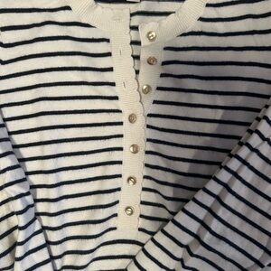 LOFT striped sweater